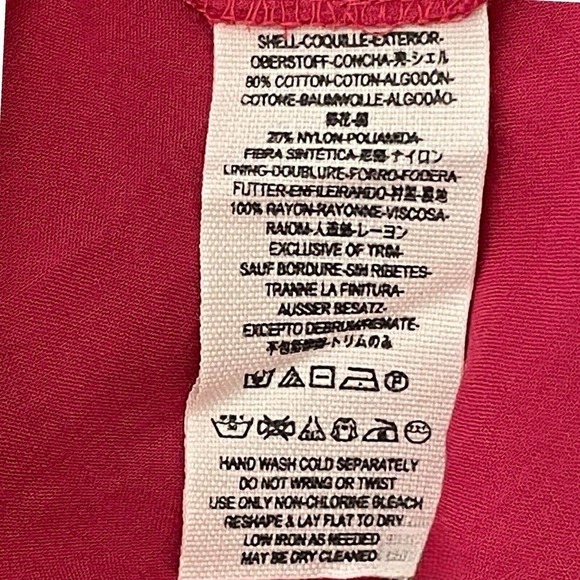 🍀FREE PEOPLE Red Daisy Crochet Lace Fit & Flare Sleeveless Dress Women's Size 2 - Picture 9 of 10